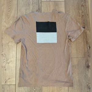 James Perse graphic print v neck t shirt / 0